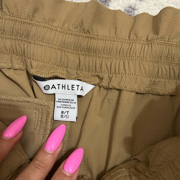 ATHLETA Trekkie parachute pant 8 TALL - Picture 3 of 7